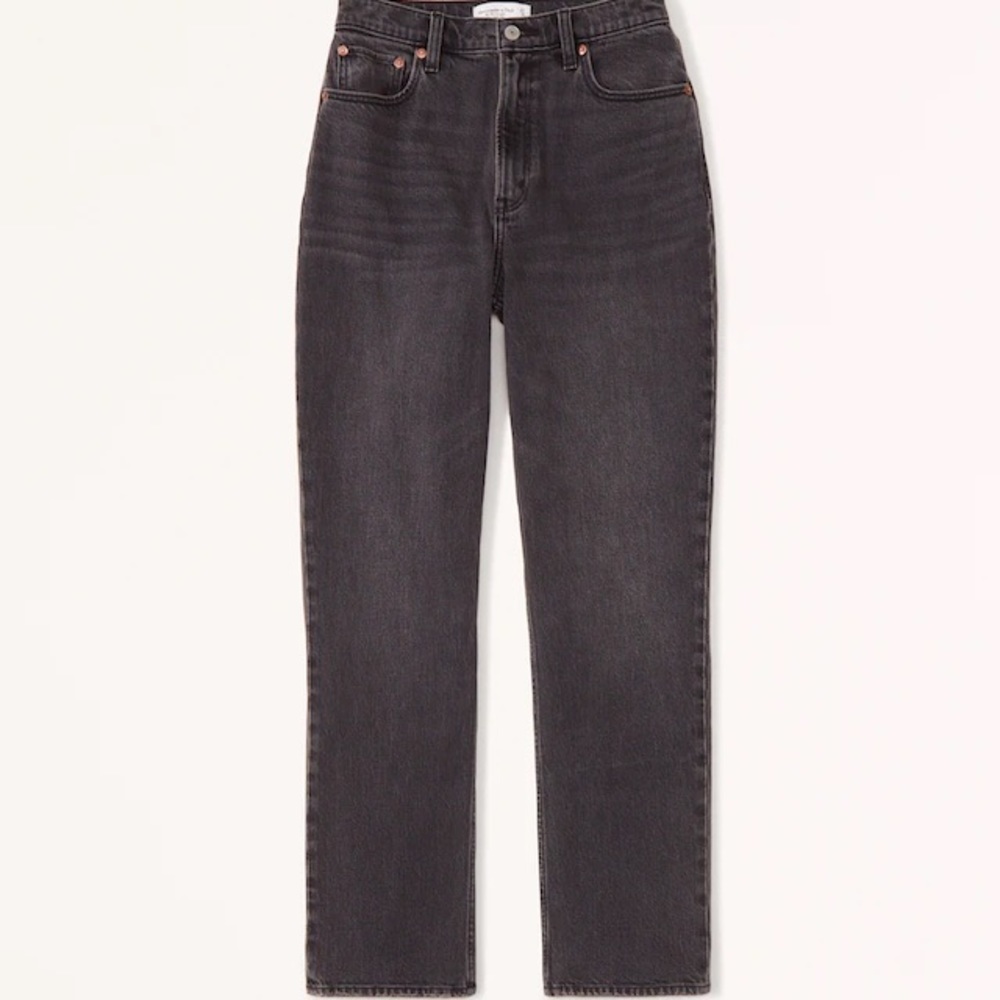 Abercrombie Curve Plus Love Ultra High Rise 90s Straight Jean